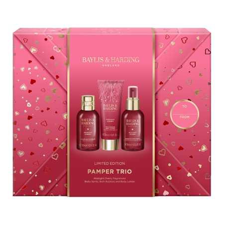 Dárková sada Midnight Cherry Set Baylis & Harding - 3 ks