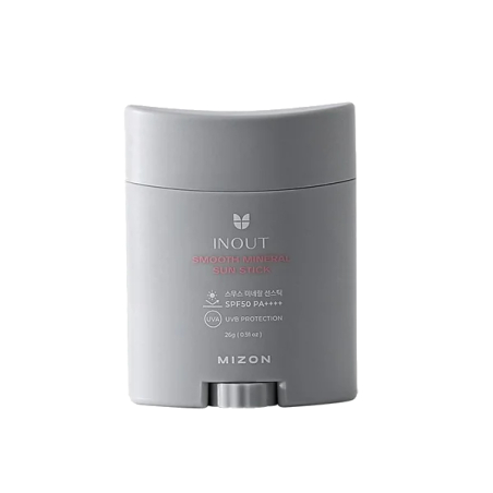 Ochranná tyčinka SPF 50 PA++++ Inout (Smooth Mineral Sun Stick) Mizon - 26 g
