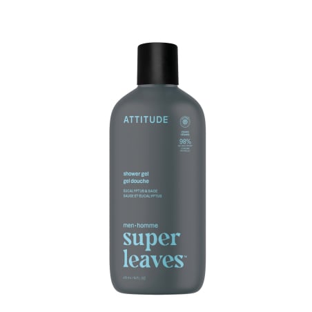 Pánský sprchový gel Super Leaves Eukalyptus & Sage (Shower Gel) Attitude - 415 ml