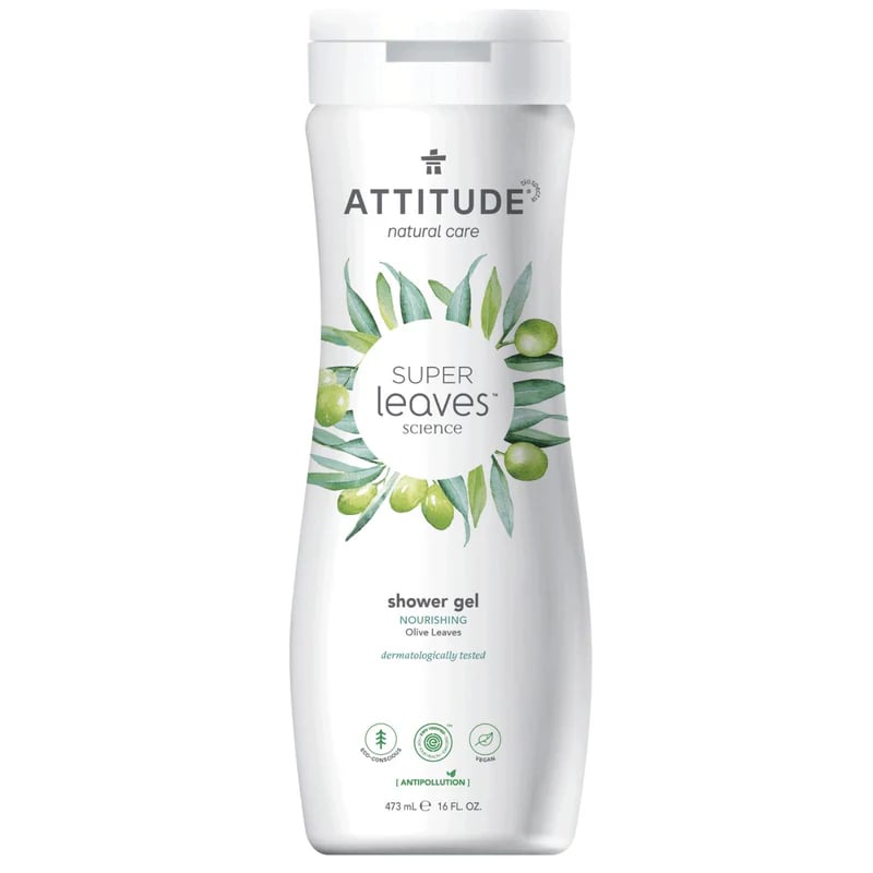 Přírodní sprchový gel Super Leaves Olive Leaves (Shower Gel) Attitude - 473 ml