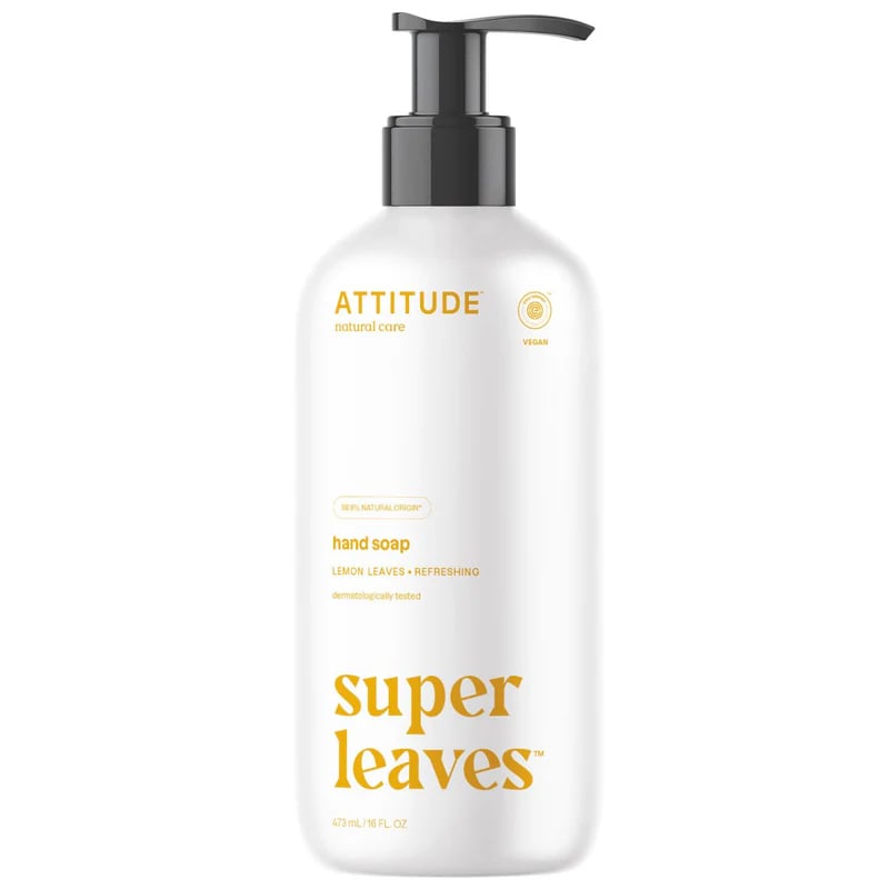 Přírodní mýdlo na ruce Super Leaves Lemon Leaves (Hand Soap) Attitude - 473 ml