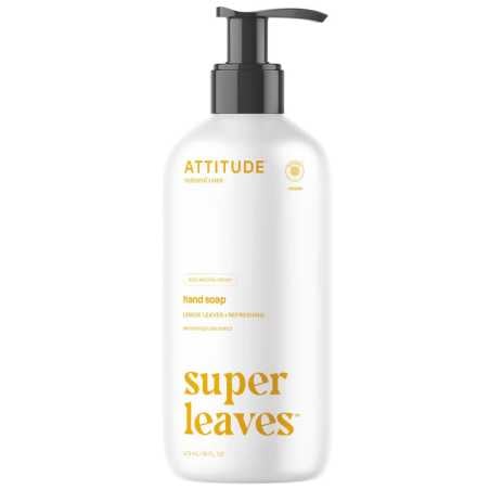 Přírodní mýdlo na ruce Super Leaves Lemon Leaves (Hand Soap) Attitude - 473 ml