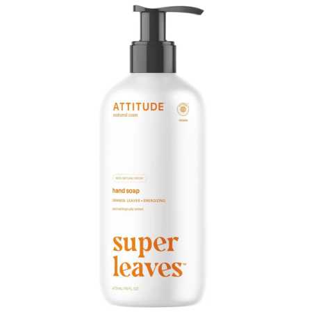 Přírodní mýdlo na ruce Super Leaves Orange Leaves (Hand Soap) Attitude - 473 ml