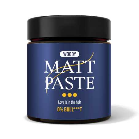 Matující pasta na vlasy silná (Matt Paste) Steve'S - 90 g