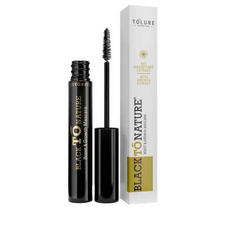 Řasenka pro růst řas Black To Nature (Boost & Growth Mascara) Tolure Cosmetics / Odstín: Black - 8,5 ml
