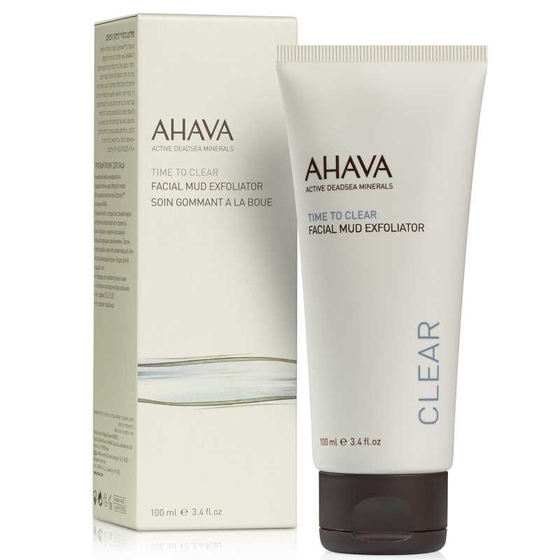 Bahenní pleťový peeling Time To Clear (Facial Mud Exfoliator) Ahava - 100 ml