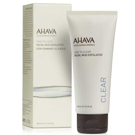 Bahenní pleťový peeling Time To Clear (Facial Mud Exfoliator) Ahava - 100 ml