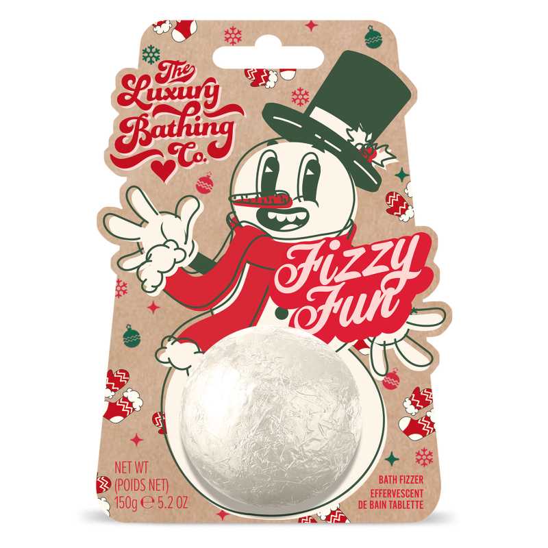 Šumivá koule do koupele Vánoční cukrovinky, Kakao & Vanilka (Bath Fizzer) The Luxury Bathing Company - 150 g Šumivá koule do koupele Vánoční cukrovinky, Kakao & Vanilka (Bath Fizzer) The Luxury Bathing Company - 150 g