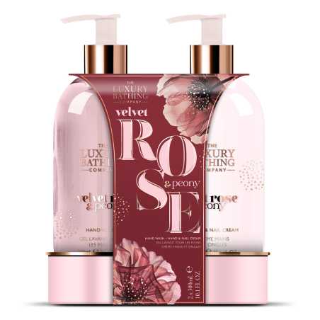 Dárková sada péče o ruce Růže & Pivoňka The Luxury Bathing Company - 2 ks