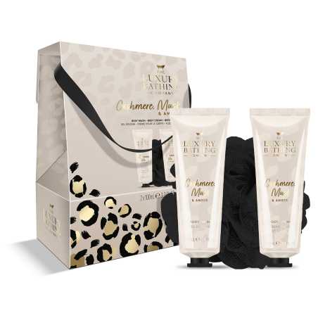 Sada péče o tělo v dárkové krabičce Kašmír, Mošus & Ambra The Luxury Bathing Company - 3 ks