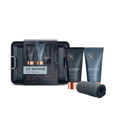 Dárková sada tělové péče v plechové krabičce Černý pepř & Mandarinka Grace Cole - 3 ks