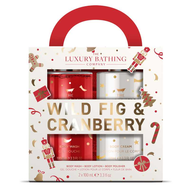 Dárková sada Fík & Brusinka The Luxury Bathing Company - 3 ks Dárková sada Fík & Brusinka The Luxury Bathing Company - 3 ks