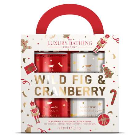 Dárková sada Fík & Brusinka The Luxury Bathing Company - 3 ks