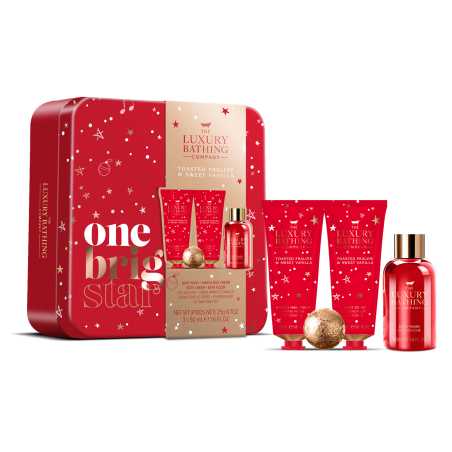 Dárková sada v plechové dóze Pralinka & Vanilka The Luxury Bathing Company - 4 ks