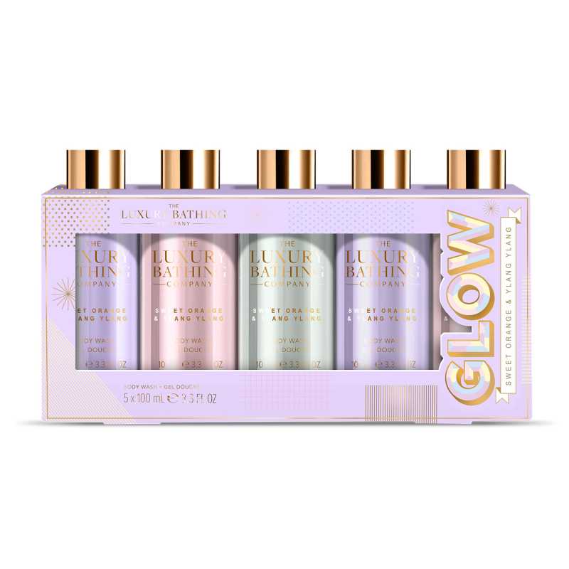 Dárková sada sprchových gelů Pomeranč & Ylang Ylang The Luxury Bathing Company - 5 ks Dárková sada sprchových gelů Pomeranč & Ylang Ylang The Luxury Bathing Company - 5 ks