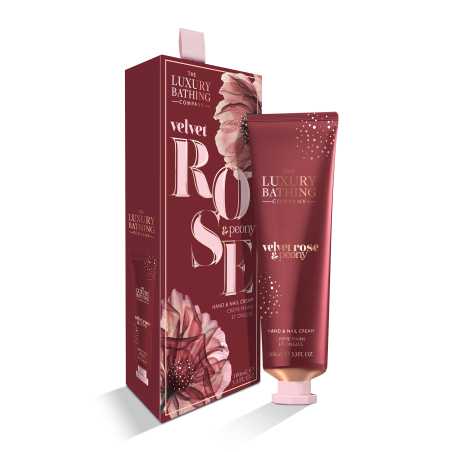 Krém na ruce a nehty Růže & Pivoňka (Hand & Nail Cream) The Luxury Bathing Company - 100 ml