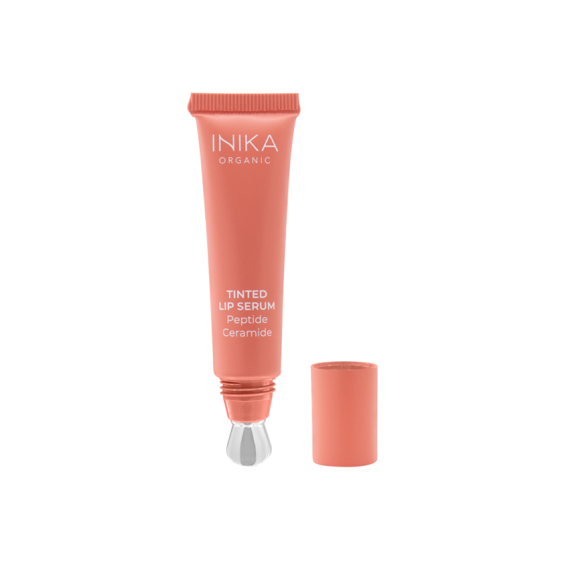 Tónované sérum na rty s peptidy a ceramidy (Tinted Lip Serum) Inika Organic / Odstín: Peony - 10 ml Tónované sérum na rty s peptidy a ceramidy (Tinted Lip Serum) Inika Organic / Odstín: Peony - 10 ml