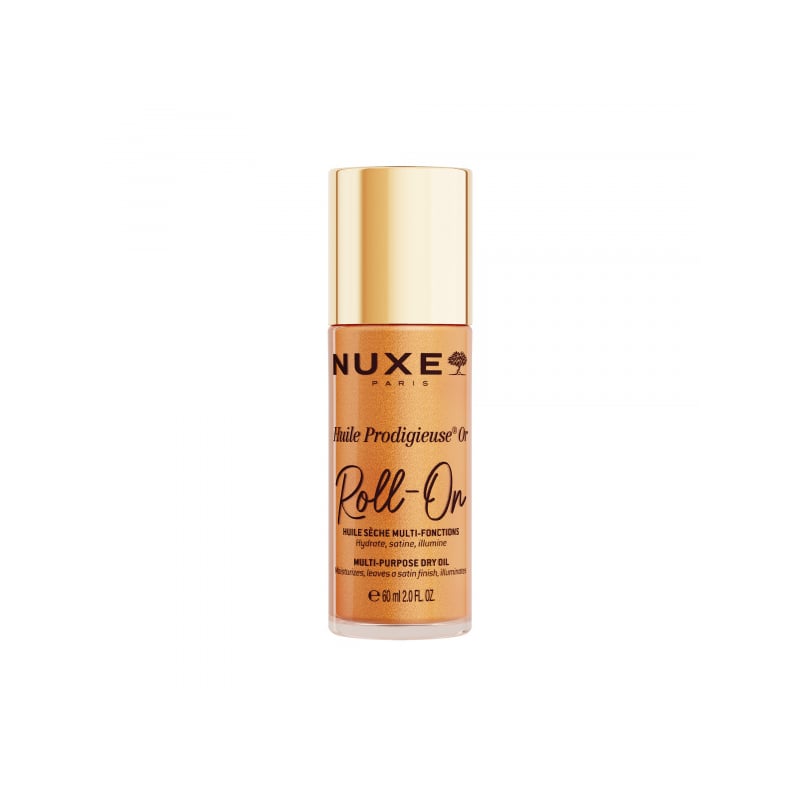 Multifunkční suchý olej se třpytkami roll-on Huile Prodigieuse OR (Multi-Purpose Dry Oil Roll-on) Nuxe - 60 ml