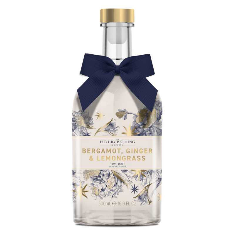 Pěna do koupele Bergamot, Zázvor & Lemongrass (Bath Soak) The Luxury Bathing Company - 500 ml Pěna do koupele Bergamot, Zázvor & Lemongrass (Bath Soak) The Luxury Bathing Company - 500 ml