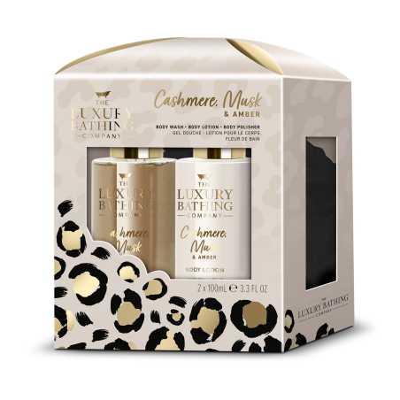Dárková sada péče o tělo Kašmír, Mošus & Ambra The Luxury Bathing Company - 3 ks