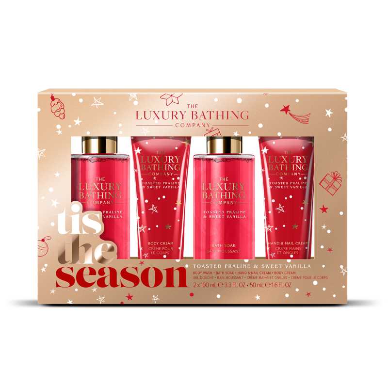 Dárková sada tělové péče Pralinka & Vanilka The Luxury Bathing Company - 4 ks Dárková sada tělové péče Pralinka & Vanilka The Luxury Bathing Company - 4 ks
