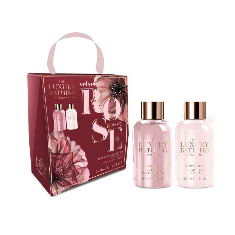 Dárková sada Růže & Pivoňka The Luxury Bathing Company - 2 ks Dárková sada Růže & Pivoňka The Luxury Bathing Company - 2 ks