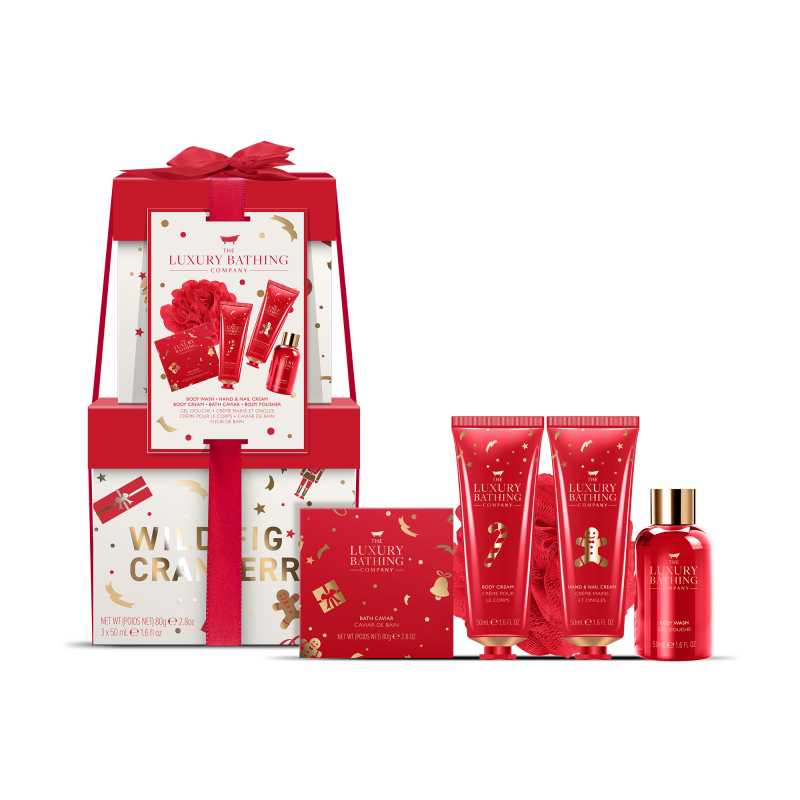 Dárková sada Fík & Brusinka The Luxury Bathing Company - 5 ks Dárková sada Fík & Brusinka The Luxury Bathing Company - 5 ks