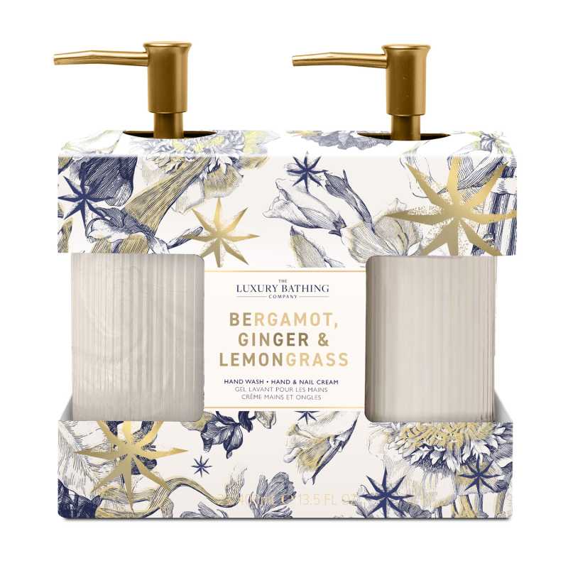 Dárková sada péče o ruce v krabičce Bergamot, Zázvor & Lemongrass The Luxury Bathing Company - 2 ks Dárková sada péče o ruce v krabičce Bergamot, Zázvor & Lemongrass The Luxury Bathing Company - 2 ks