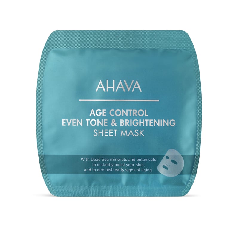 Rozjasňující pleťová maska Age Control (Even Tone & Brightening Sheet Mask) Ahava - 17 g