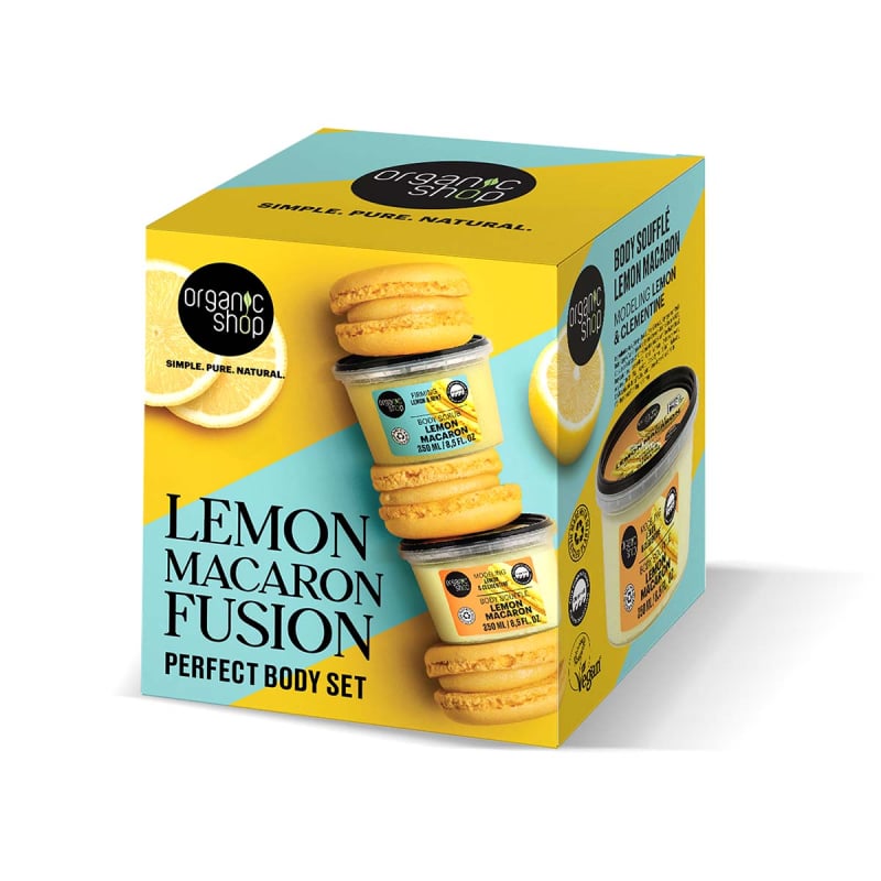 Dárková sada Citronová makronka Organic Shop