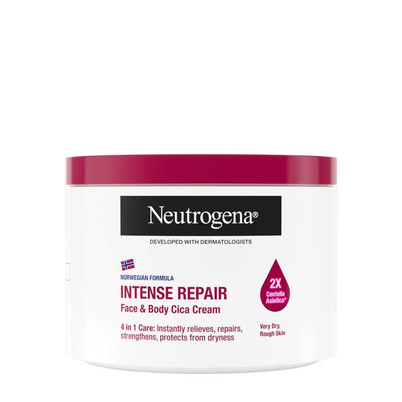 Intenzivně regenerační krém na obličej a tělo (Face & Body Cica Cream) Neutrogena - 400 ml Intenzivně regenerační krém na obličej a tělo (Face & Body Cica Cream) Neutrogena - 400 ml