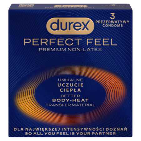 Kondomy Perfect Feel Durex / Varianta: 3 ks - 3 ks