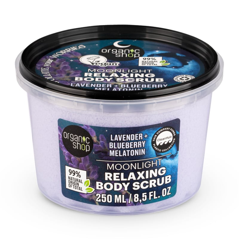 Relaxační tělový peeling Exfoliate Your Worries (Relaxing Body Scrub) Organic Shop - 250 ml