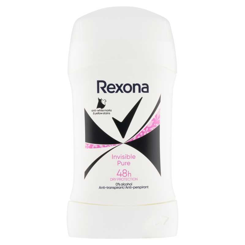 Tuhý antiperspirant Invisible Pure Rexona - 50 ml