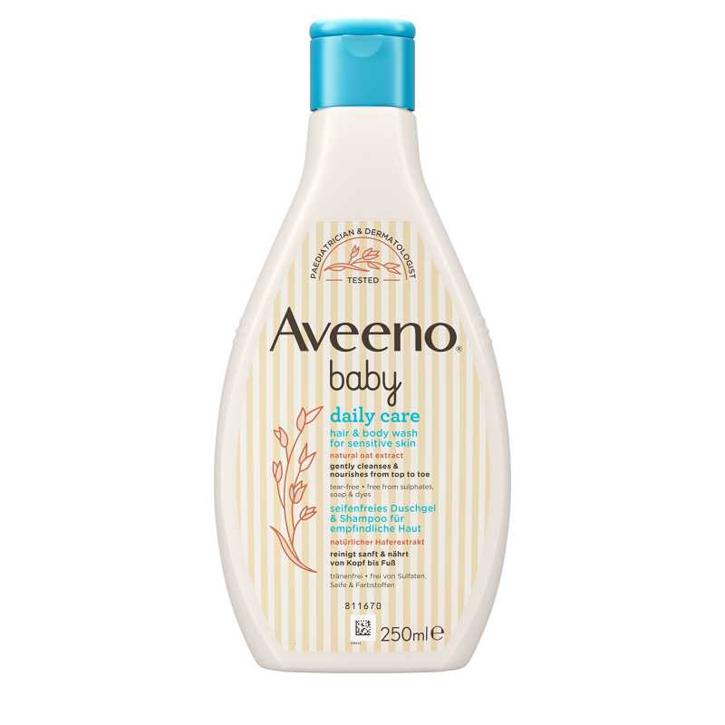 Mycí gel na tělo a vlasy Baby Daily Care (Hair & Body Wash) Aveeno - 250 ml Mycí gel na tělo a vlasy Baby Daily Care (Hair & Body Wash) Aveeno - 250 ml