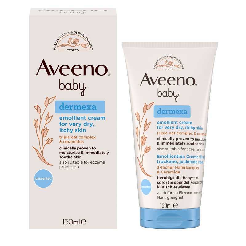 Emolienční krém Baby Dermexa (Emollient Cream) Aveeno - 150 ml Emolienční krém Baby Dermexa (Emollient Cream) Aveeno - 150 ml