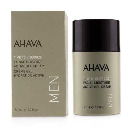 Hydratační pleťový krém pro muže Time to Energize (Active Gel Cream) Ahava - 50 ml