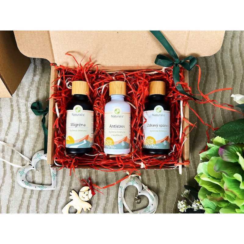 Valentýnská dárková sada bylinných tinktur Naturalis (Večerní pohoda) Valentýnská dárková sada bylinných tinktur Naturalis (Večerní pohoda)