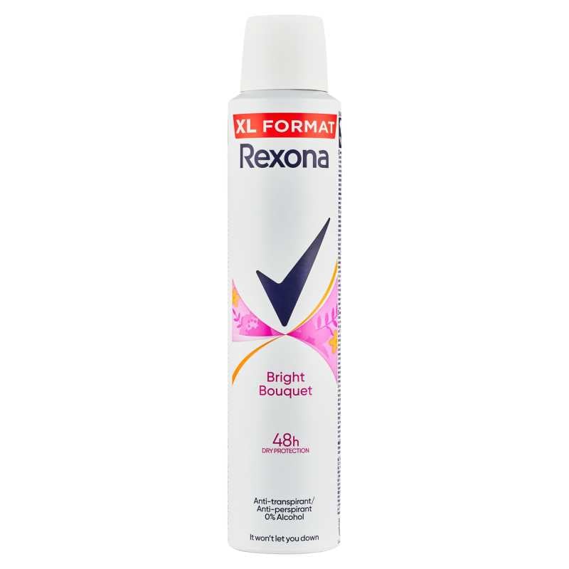 Antiperspirant ve spreji Bright Bouquet Rexona - 200 ml