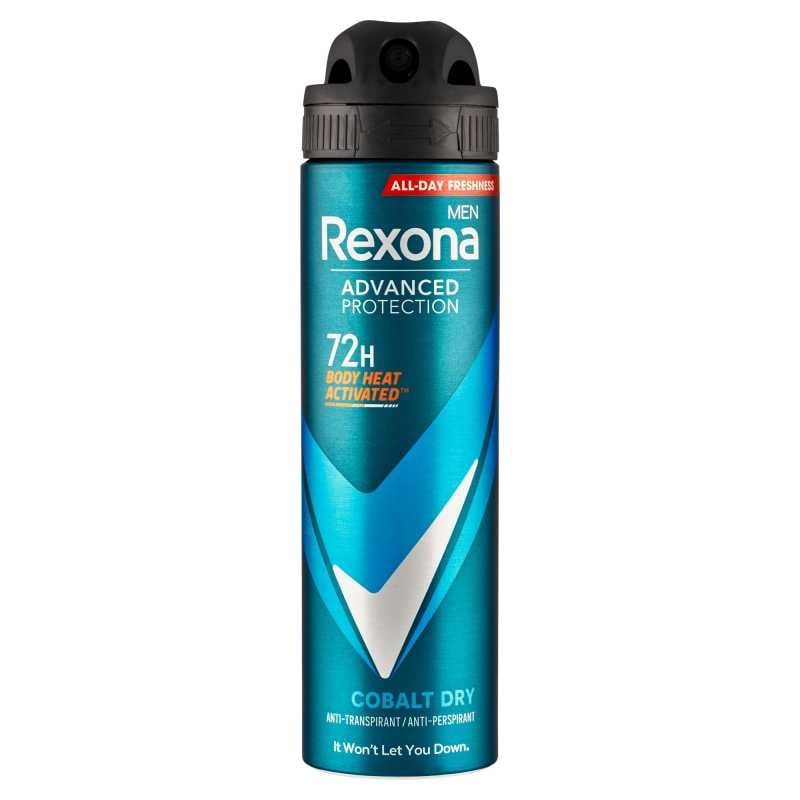 Antiperspirant ve spreji Men Advanced Protection Cobalt Dry Rexona - 150 ml