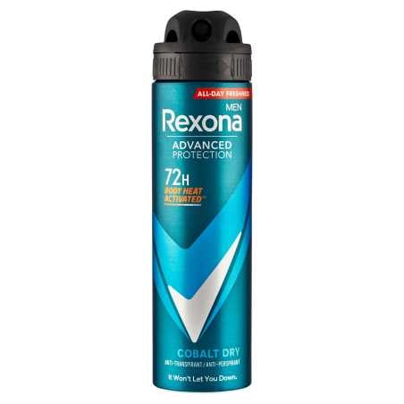 Antiperspirant ve spreji Men Advanced Protection Cobalt Dry Rexona - 150 ml