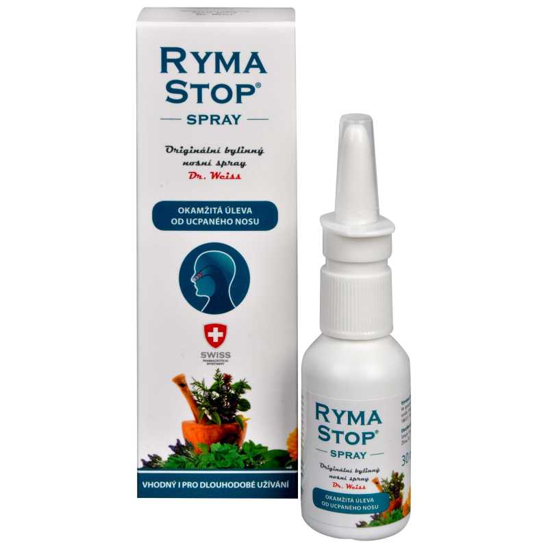 RymaStop Dr. Weiss / bylinný nosní spray Simply You - 30 ml RymaStop Dr. Weiss / bylinný nosní spray Simply You - 30 ml