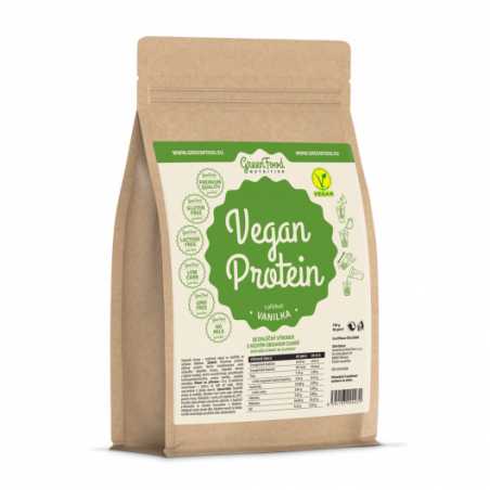 Nutrition Vegan protein příchuť vanilka Greenfood - 750 g