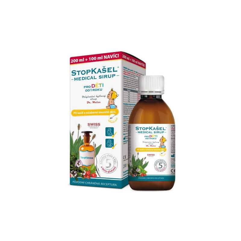 StopKašel Medical sirup od 1 roku 200 ml + 100 ml ZDARMA Simply You