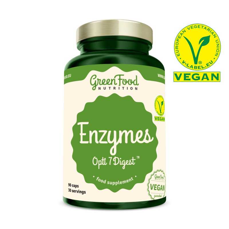 Nutrition Enzymy Opti7 Digest Greenfood - 90 kapslí