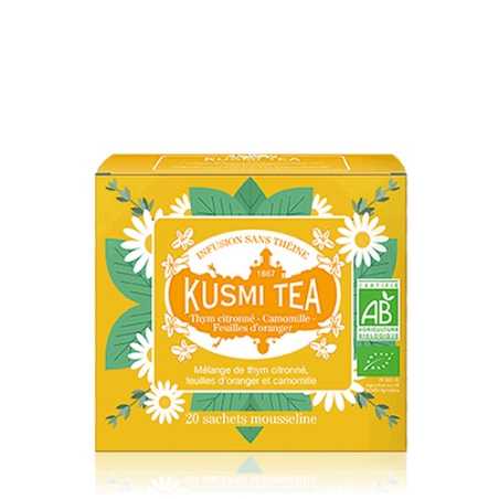 Tymián, pomerančové květy a heřmánek 20 sáčků, Kusmi Tea - 24 g