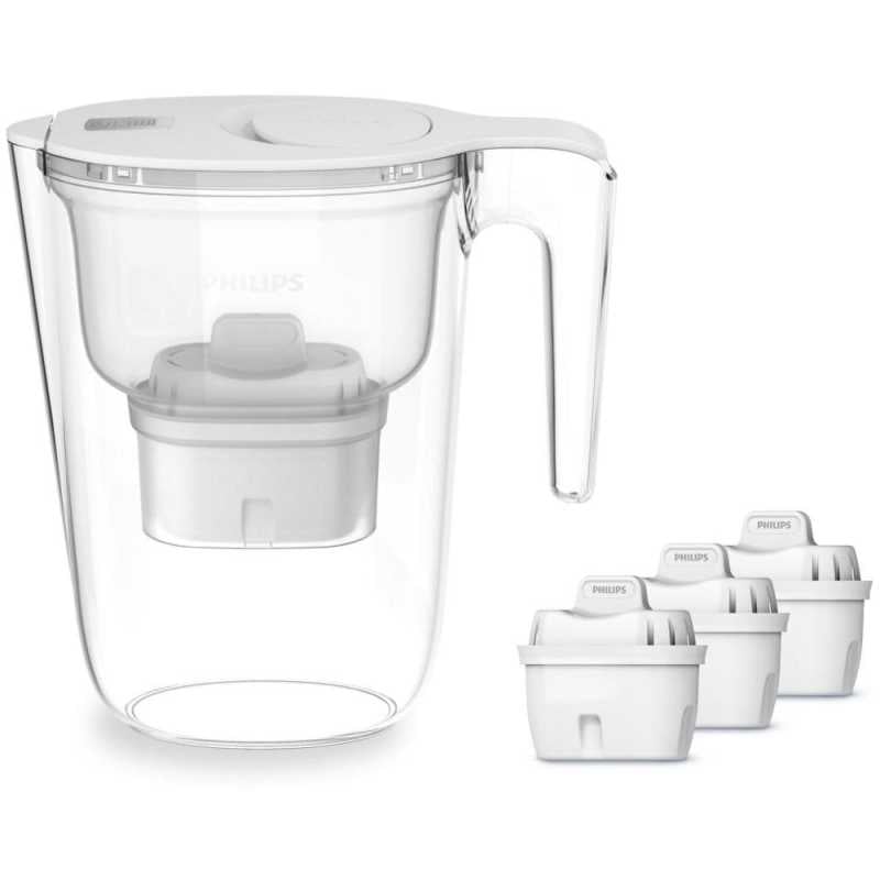 Filtrační konvice AWP2933WHT, 2,6l, 3x Micro X-Clean filtr Philips Filtrační konvice AWP2933WHT, 2,6l, 3x Micro X-Clean filtr Philips