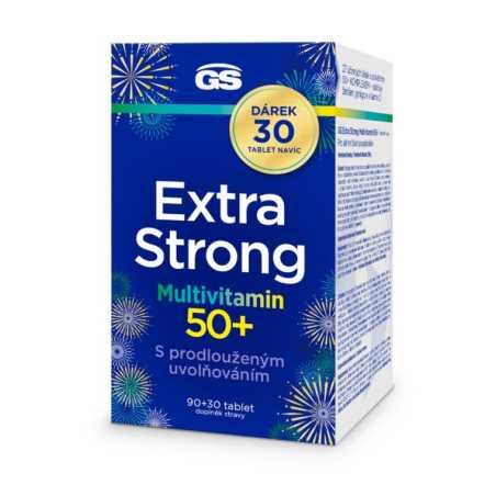 GS Extra Strong Multivitamin 50+ 90 + 30 tablet ZDARMA Greenswan