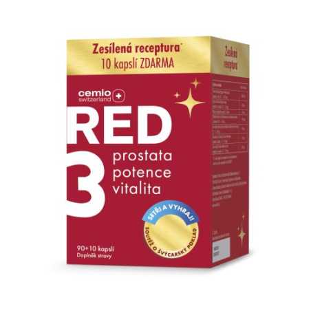 Cemio RED3 90 + 10 kapslí ZDARMA Cemio