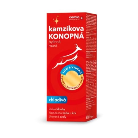 Kamzíkova konopná mast chladivá 200 ml + soutěž Cemio